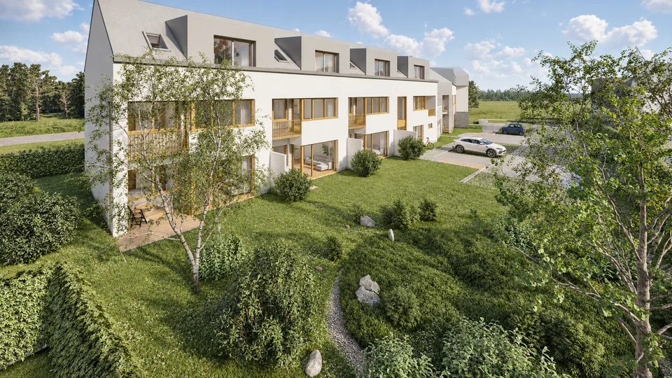 Bytové domy Dašice — vizualizace, pohled 2