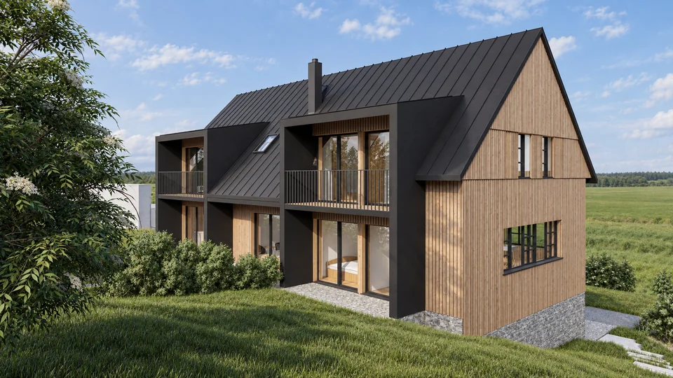 Rezidence pod Rýchorami — vizualizace, pohled 3
